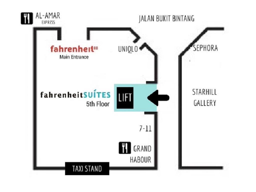 Fahrenheit Suites Bukit Bintang, Куала-Лумпур Экстерьер фото